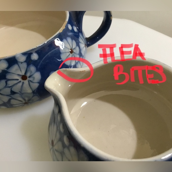 RARE ANTIQUE HAK Denmark 🇩🇰 pottery cream and sugar - Picture 6 of 8